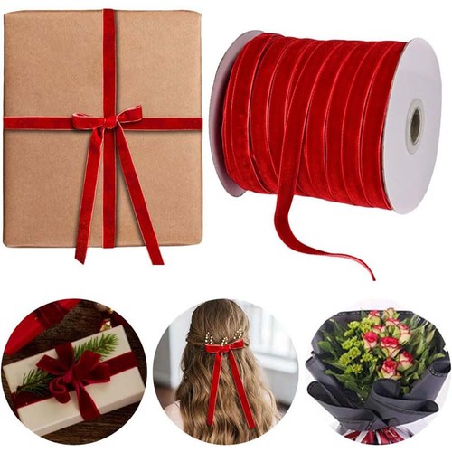 Yard 10mm velvet - velvet, ribbon