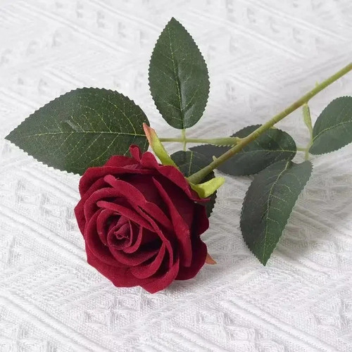 Artificial velvet rose - velvet, flower