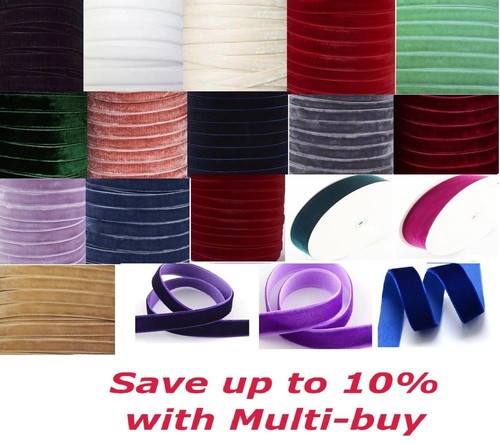Velvet ribbon 10mm 25mm - ribbon,