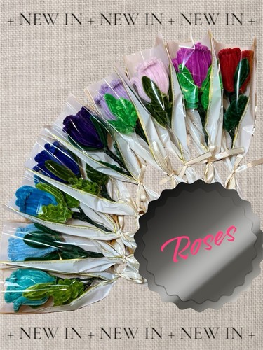 Handcrafted velvet roses - handcrafted,