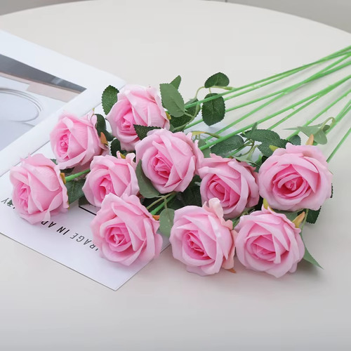 5pcs velvet silk - 5pcs, roses