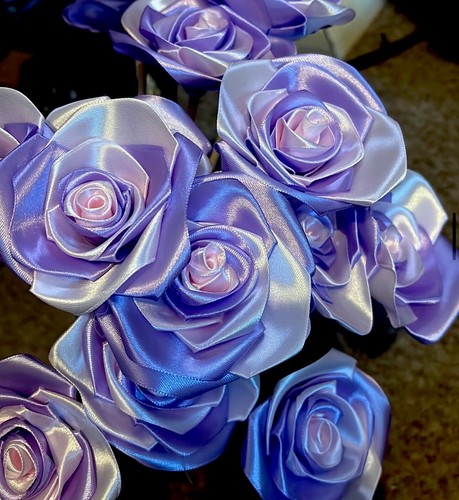 Light pink purple roses - purple, (20