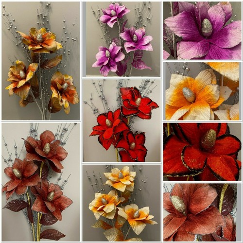 Velvet artificial flower - artificial,