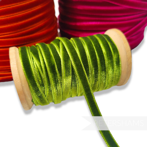 7mm french velvet ribbon 1m - 7mm,