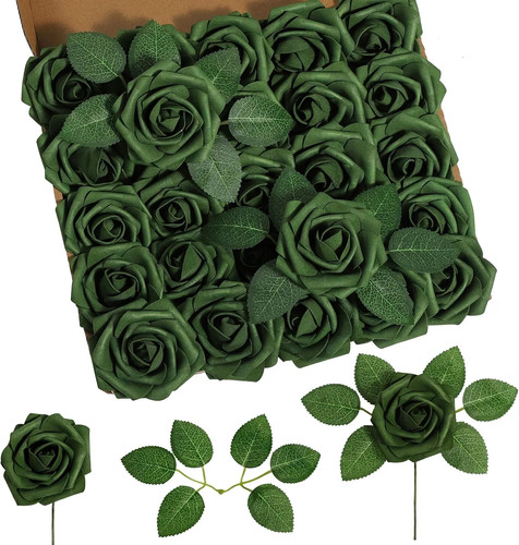 50pcs artificial flowers foam - 50pcs,